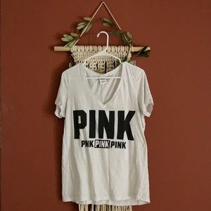 White “pink” by Victoria’s Secret t-shirt